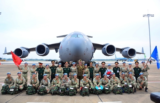 More 24 Vietnamese soldiers head to South Sudan for Peacekeeping Mission