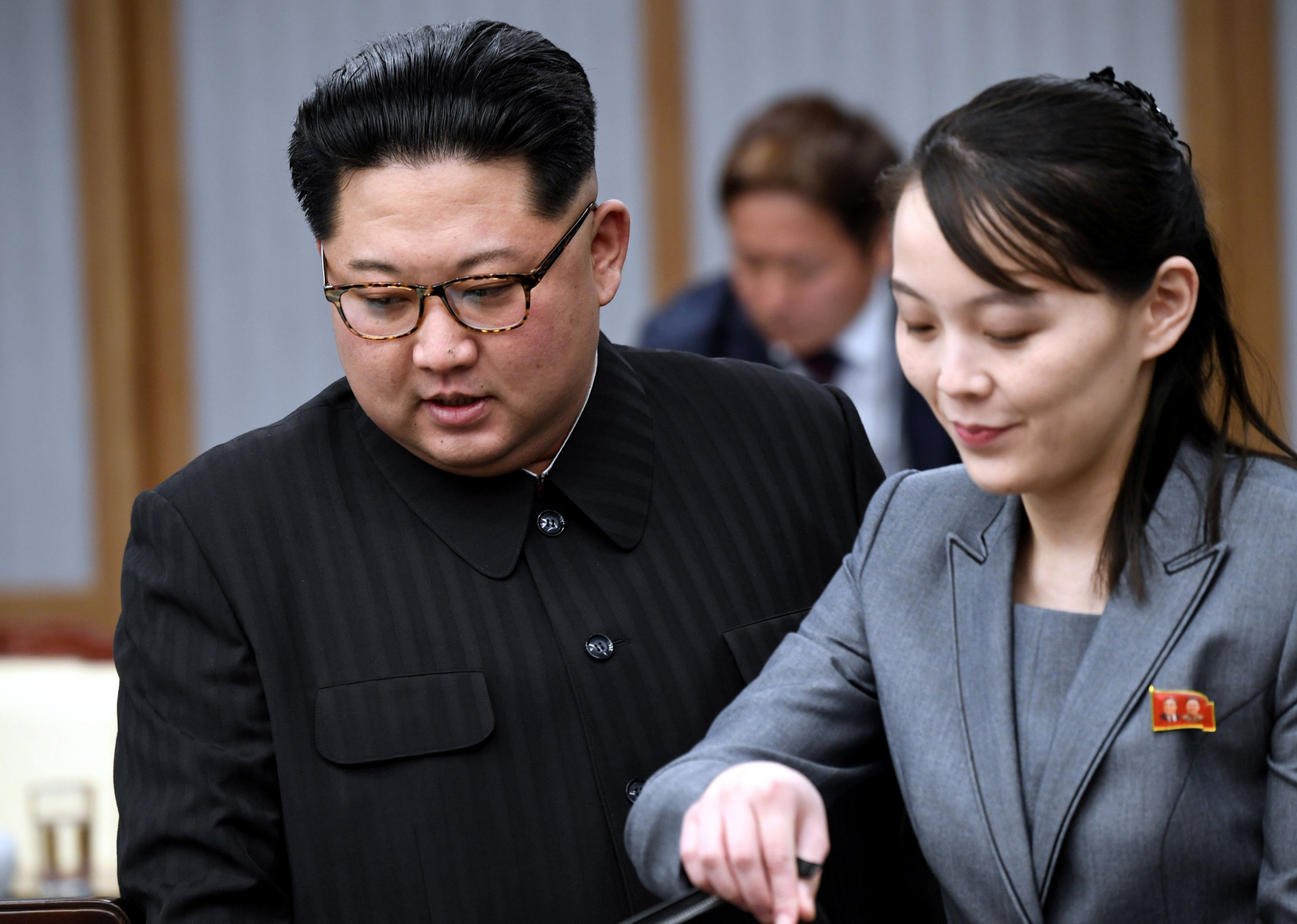 The powerful sister of North Korean leader Kim Jong Un 