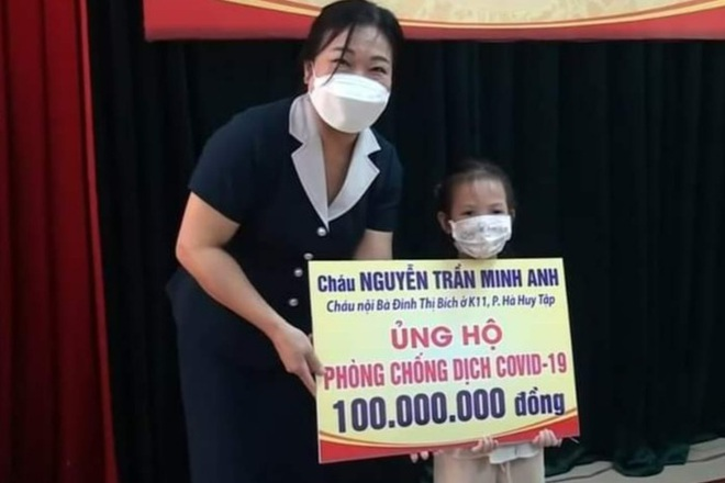 Children, elderly donate to Covid-19 vaccine fund