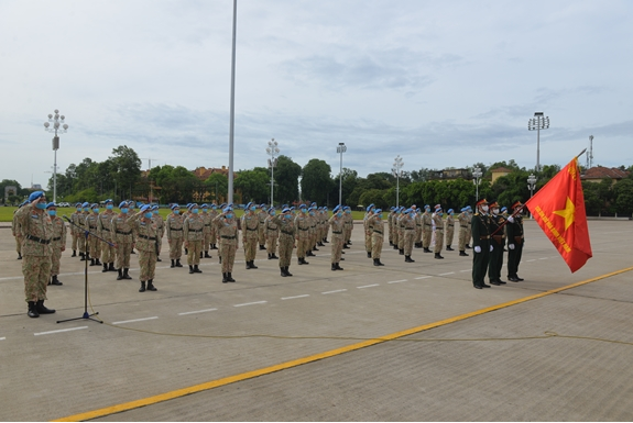 UN Peacekeepers stationed in South Sudan pay tribute to President Ho Chi Minh