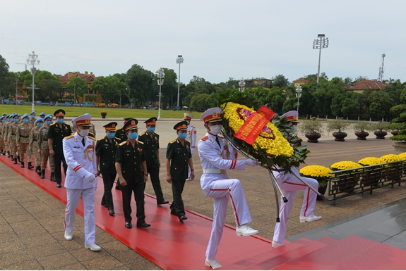 UN Peacekeepers stationed in South Sudan pay tribute to President Ho Chi Minh