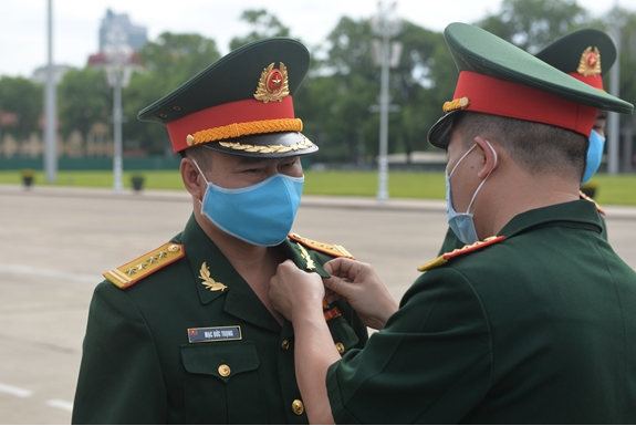 UN Peacekeepers stationed in South Sudan pay tribute to President Ho Chi Minh