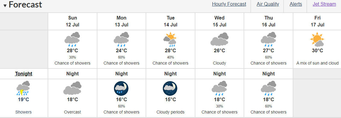 us and canada weather forecast july 12 scorching heat spread large parts of the southern us this weekend