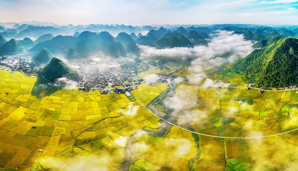 bac son valley in ripening rice season ideal place to seek tranquility
