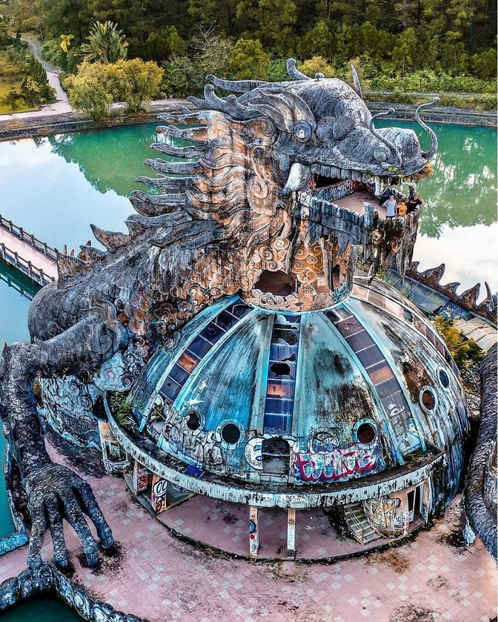 Mysterious hues of abandoned architectures in Vietnam