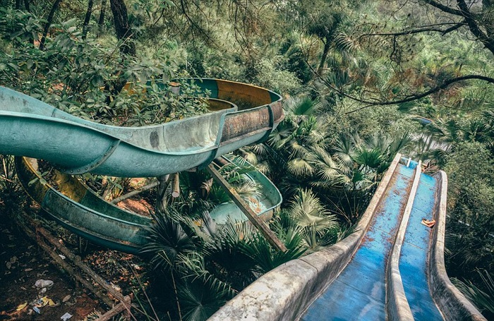 Mysterious hues of abandoned architectures in Vietnam
