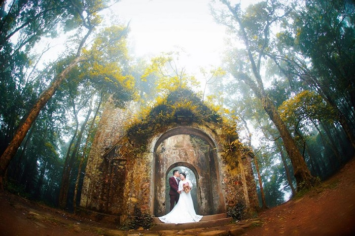 Mysterious hues of abandoned architectures in Vietnam