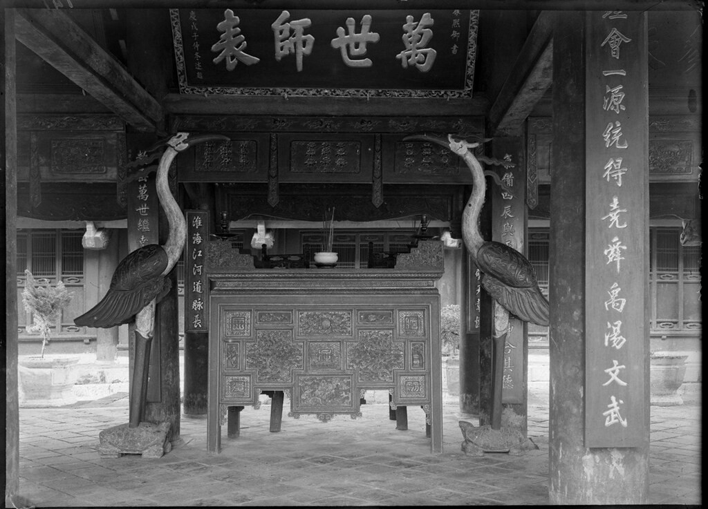 Rare photos of Temple of Literature in French colonial period