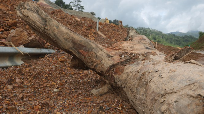 Roads in central Vietnam heavily ruined by storm Molave