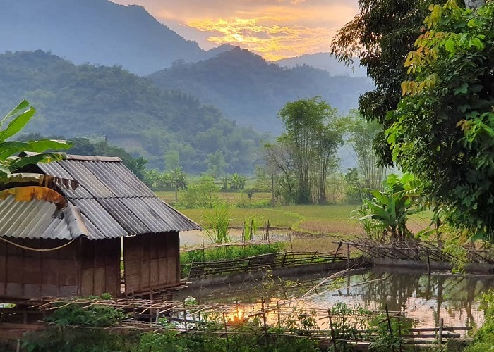 picturesque beauty of pom coong village in northern vietnam