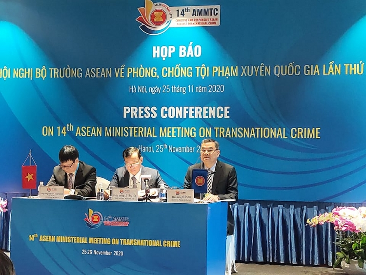 the 14th asean ministerial meeting on transnational crime ammtc held virtually for the first time due to covid 19