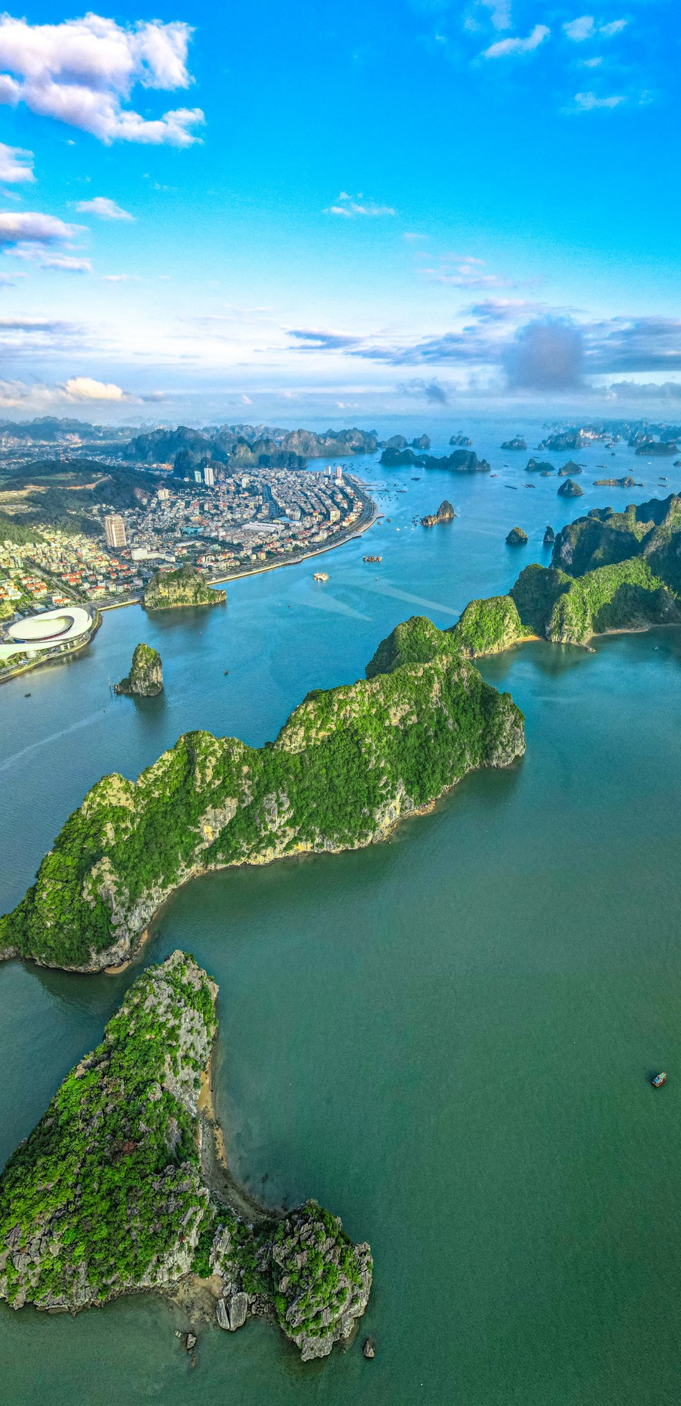 In photos: An aerial view of Ha Long Bay on a winter morning
