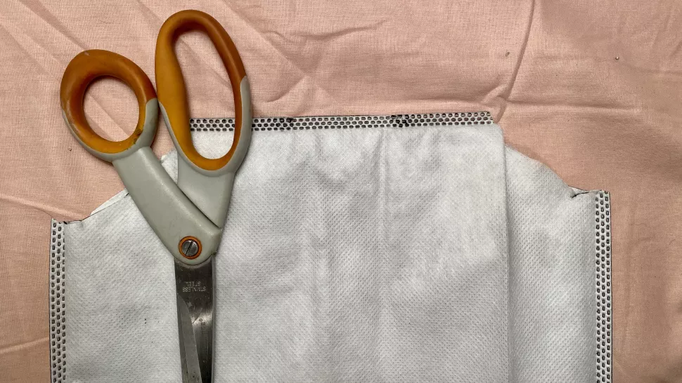 sewing your own face mask vacuum cleaner bag dish towel or shirt may be useful