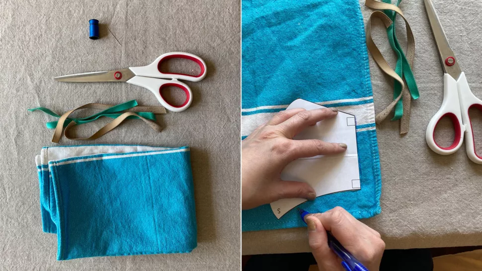 sewing your own face mask vacuum cleaner bag dish towel or shirt may be useful