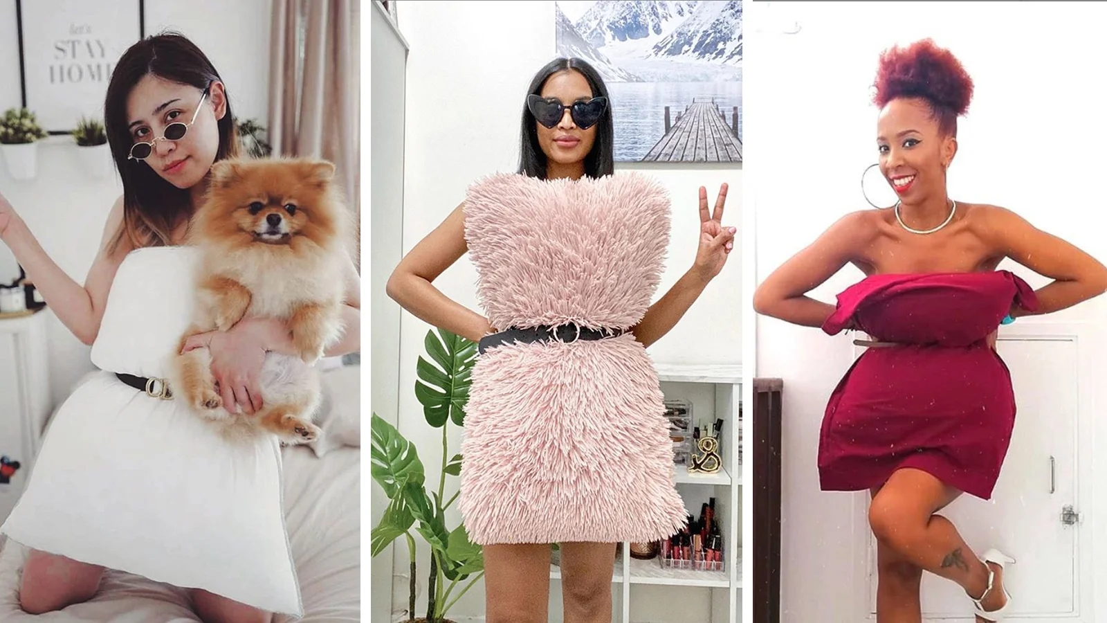 Vietnamese and world fashionistas swing social media with “Pillow Challenge” quarantined trend