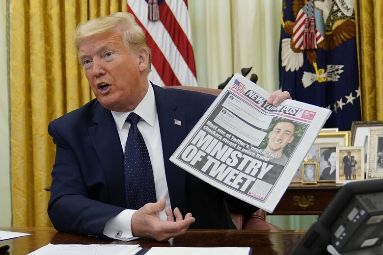 world news today trump signs executive order attempting to control social media