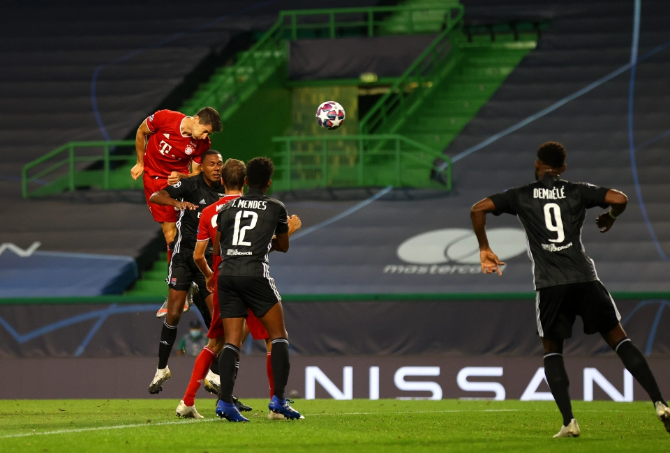 champions league 2020 bayern to face psg in final following an easy 3 0 win over lyon