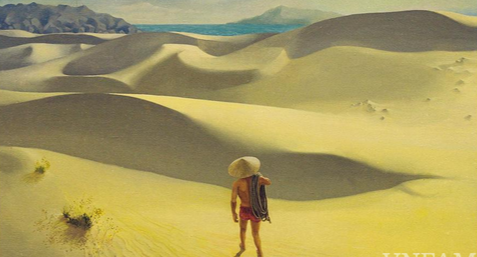 The artistry of Mui Ne's dunes at sunset