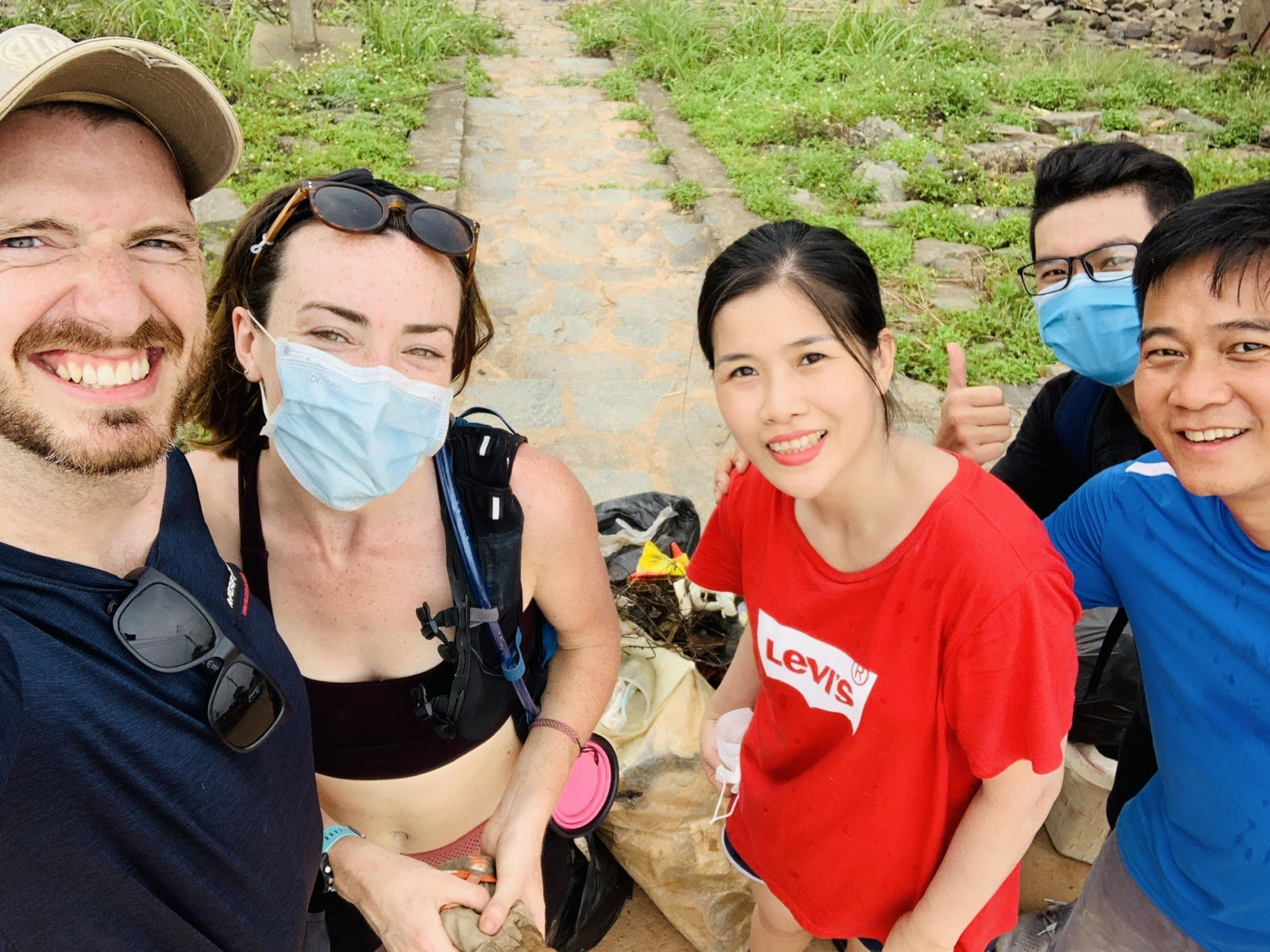 Before Leaving Vietnam, Expat Takes Out the Trash