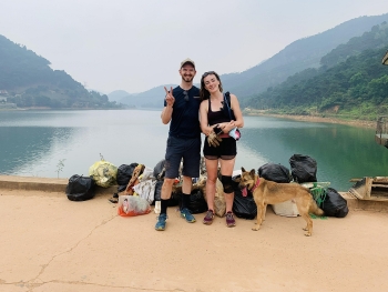 Before Leaving Vietnam, Expat Takes Out the Trash
