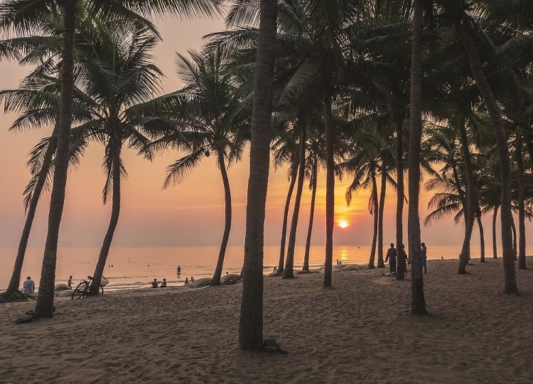 Tranquil dawn in Central Vietnam's coastal areas