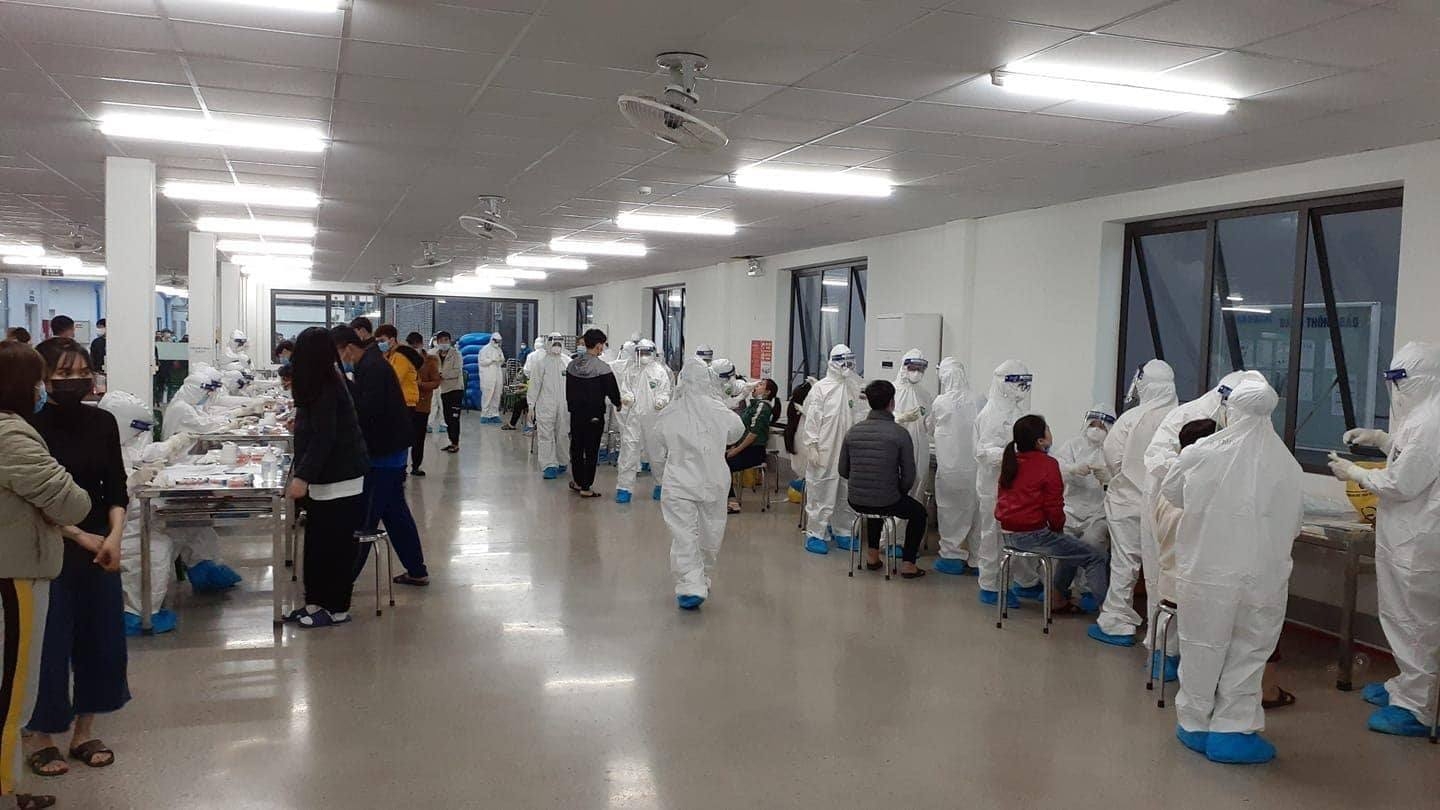 Medics brave pouring rain to track coronavirus amist rising cases