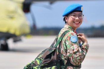 The journey to South Sudan of the 25-year-old Vietnamese female peacekeeper