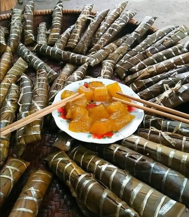 rice cake with herbal ash a vietnams delight