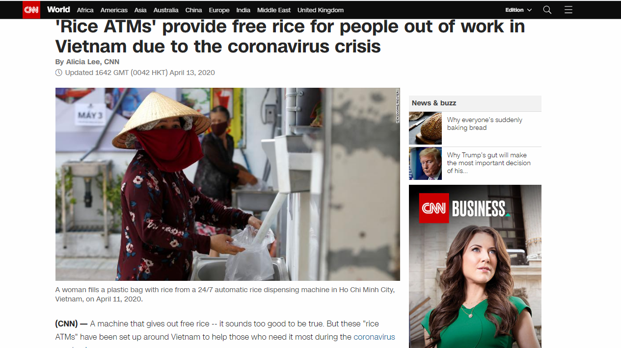 international media lauds vietnams rice atm