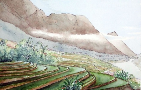 A French tourist draws Vietnam unique beauties his way
