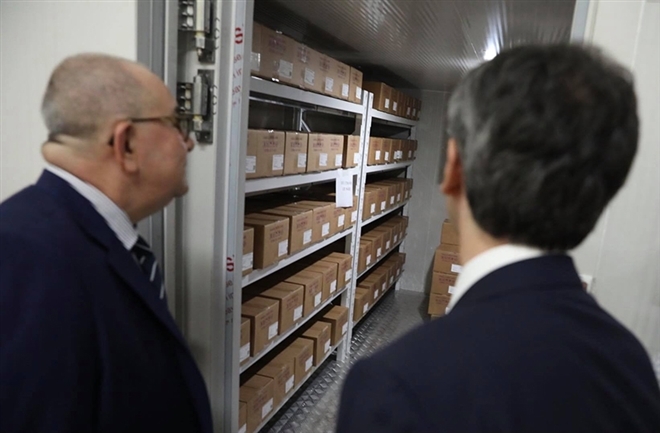 A peek into cold storage preserving thousands of Covid-19 vaccines in Vietnam