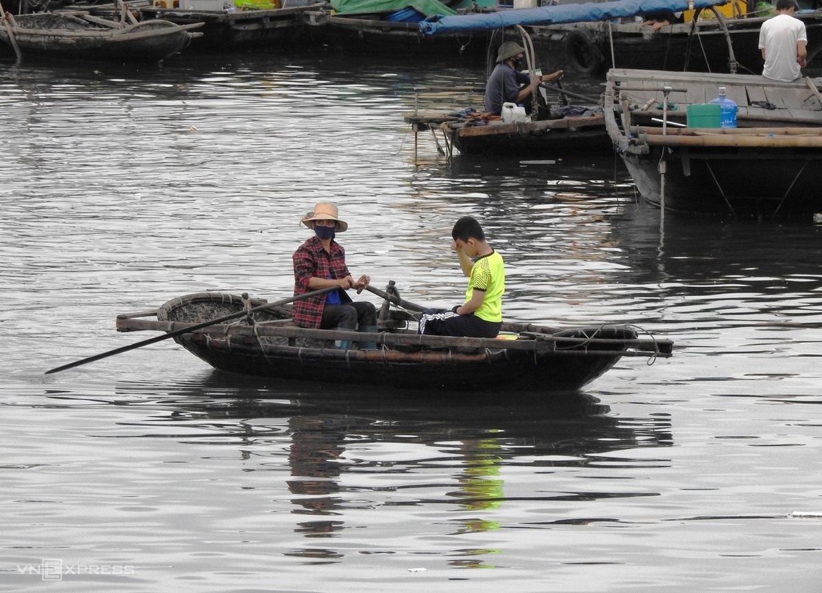 Vibrant nightlife at fish market in Bai Tu Long Bay