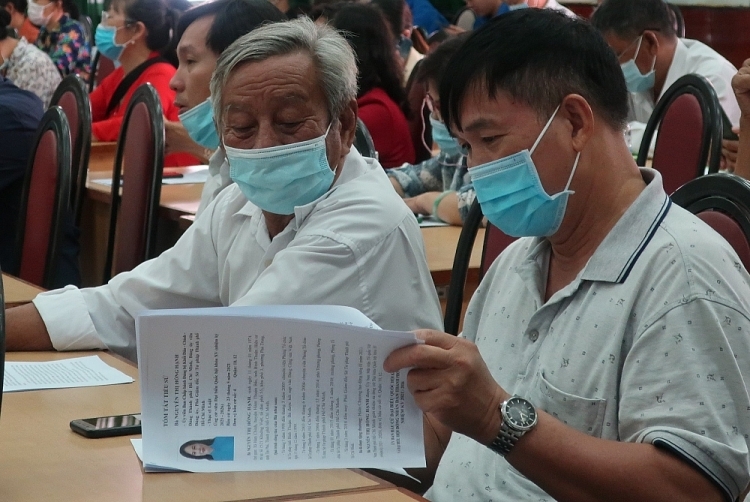 Voters highly agree with action plan of 15th NA candidates  in HCMC's constituency No. 4