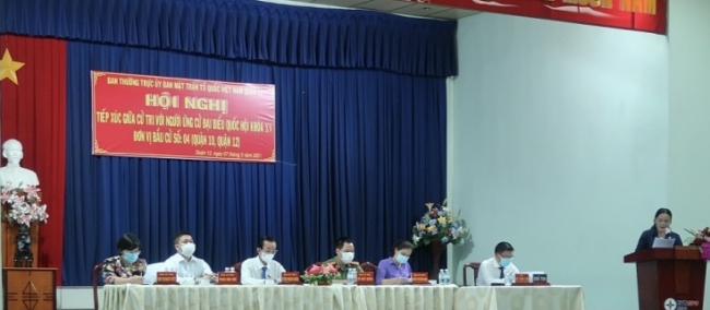 Voters highly agree with action plan of 15th NA candidates in HCMC's constituency No. 4
