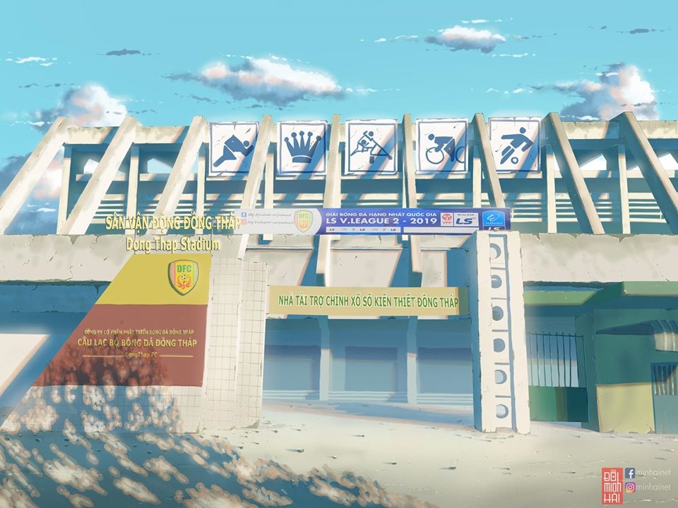 vietnamese students impressive sketches of hometown in anime style