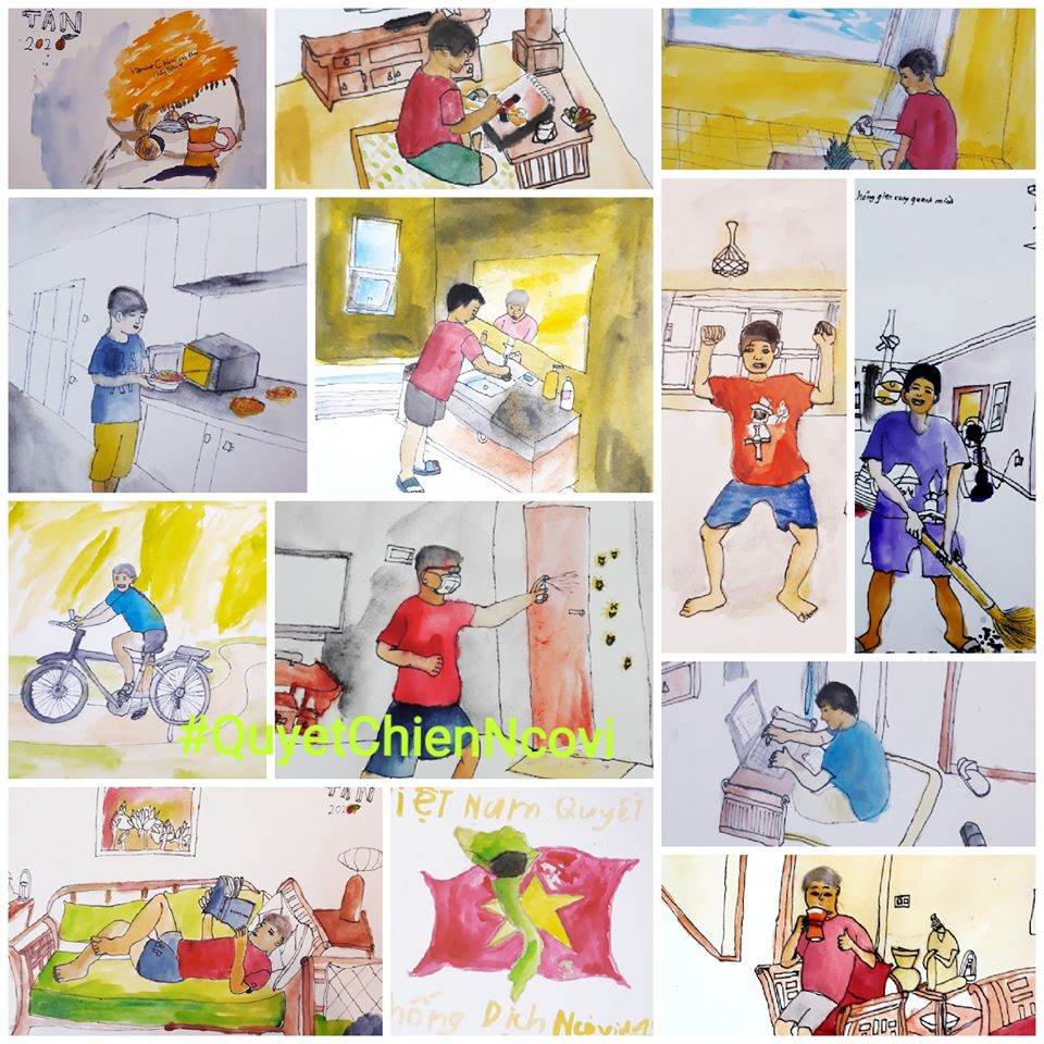 Artist capture spirit of a nation in era of Covid Artist capture spirit of a nation in era of Covid