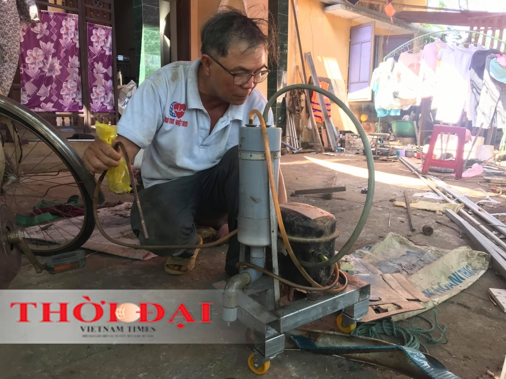Vietnamese Farmer Creates Amphibious Bicycle for New Tourism Experience