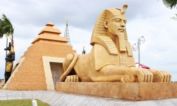 7 miniature ancient world wonders make debut in hau giang southern vietnam