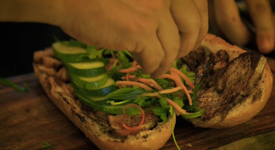 Special 100 USD banh mi in Ho Chi Minh City