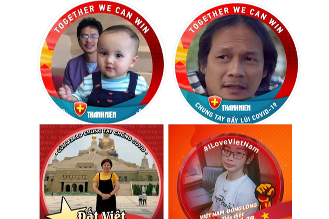 Vietnamese netizens change profile pictures to cheer the nation on in COVID-19 fight