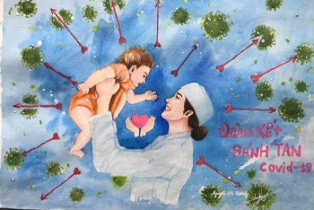 artful propaganda paintings to cheer covid 19 frontline heroes on