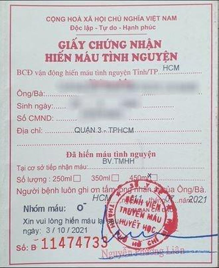 HCMC Expats Donates Blood Amid Covid 19 Lockdown
