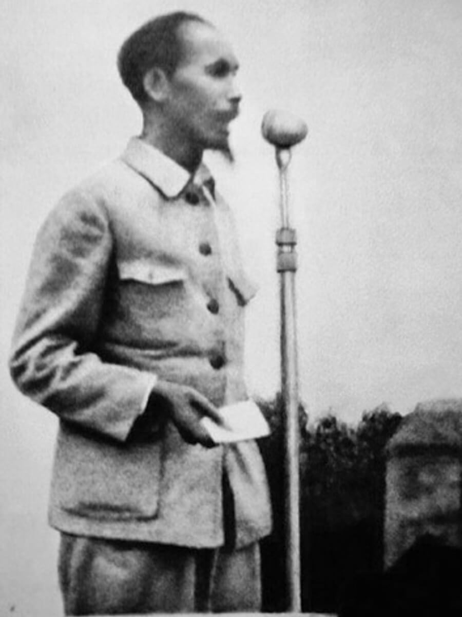 President Ho Chi Minh read the Declaration of Independence on September 2nd, 1945