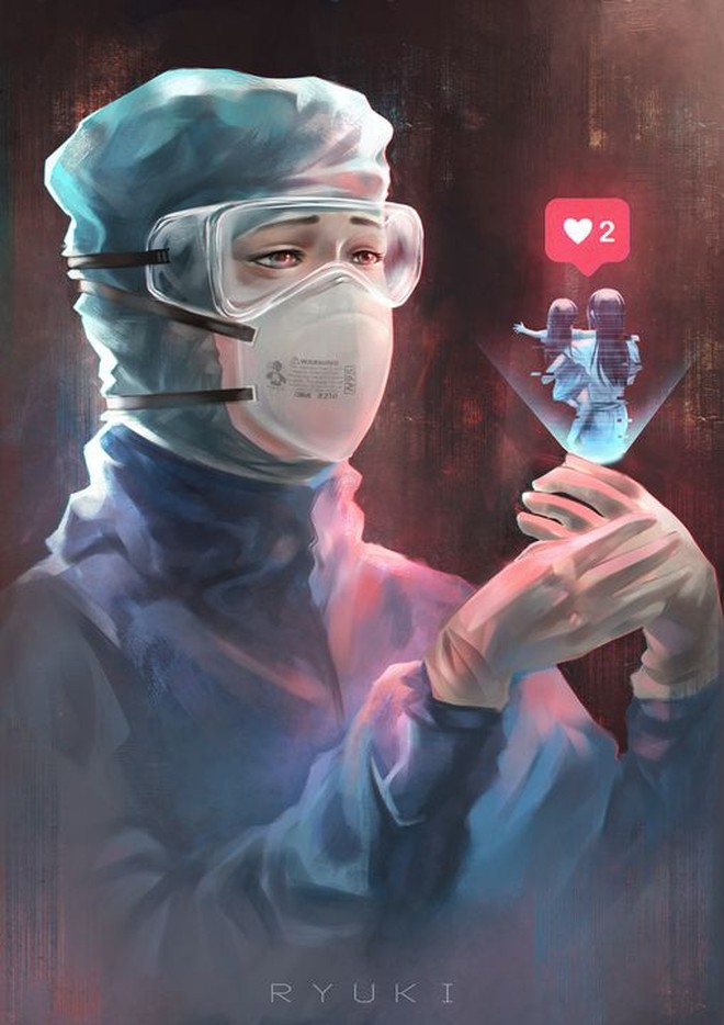 Heart-touching photos dedicated to COVID-19 medical first responders