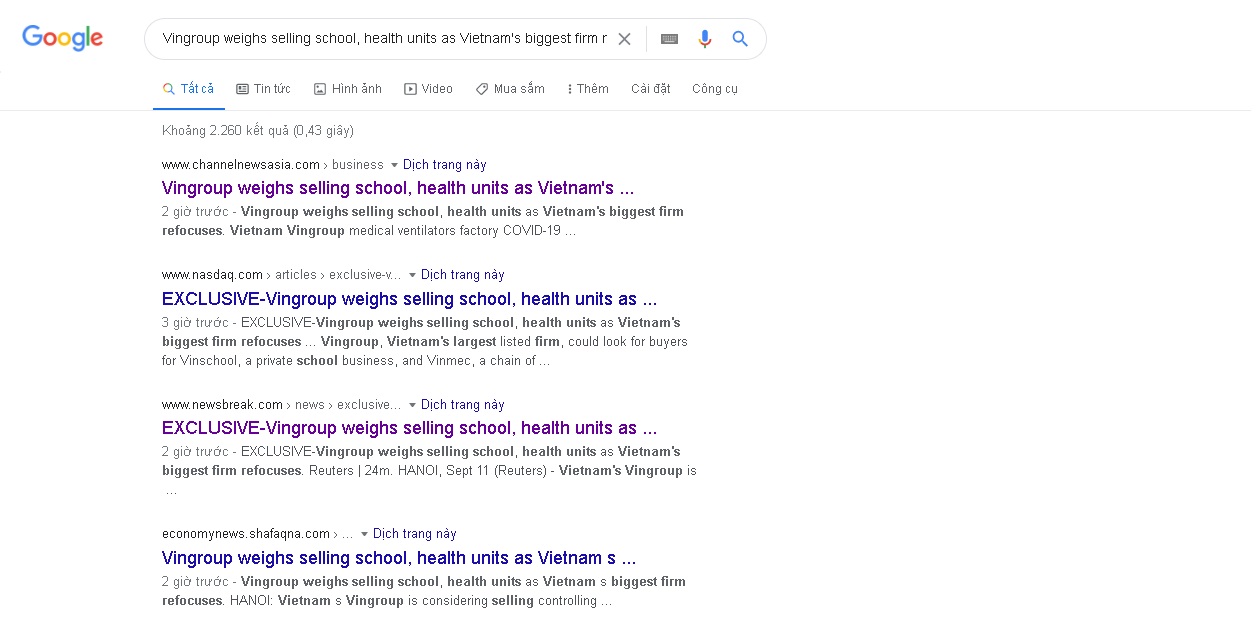 Vingroup rebuts after rumor of selling Vinschool, Vinmec makes international headlines