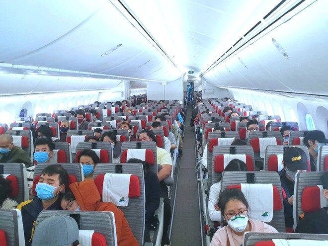 The charter flight returning rmit's teachers and students on september 6 