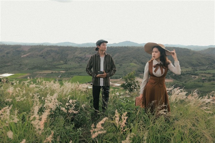 The Pink Grass Fields of Gia Lai