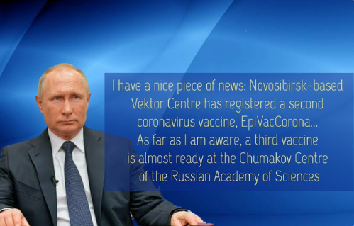  Russian President Vladimir Putin announces on the second Covid-19 vaccine (Photo: India Today) 