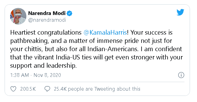 World leaders congratulate Joe Biden for election victory