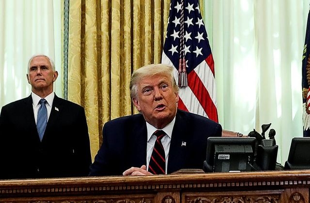 President Donald Trump, Vice President Mike Pence and other top federal office-holders will be offered COVID-19 vaccines over the next week-and-a-half (Photo: US News and World Report)  